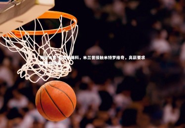 开云体育-自媒体曝料，米兰曾接触米特罗维奇，高薪要求致转会搁浅